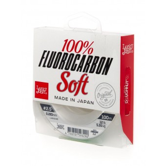 Леска монофильная Lucky John FLUOROCARBON Soft 100/028