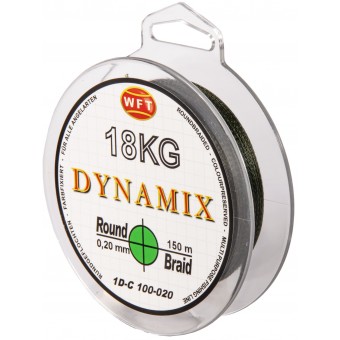 Леска плетёная WFT KG ROUND DYNAMIX Green 150/020