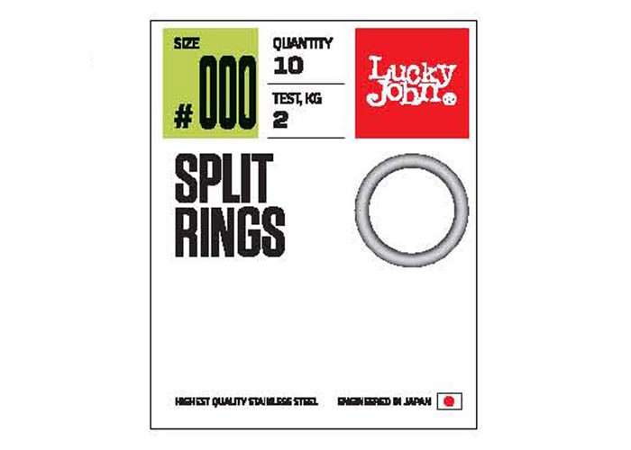 Кольца заводные LJ Pro Series SPLIT RINGS 06.8мм/06кг 10шт.