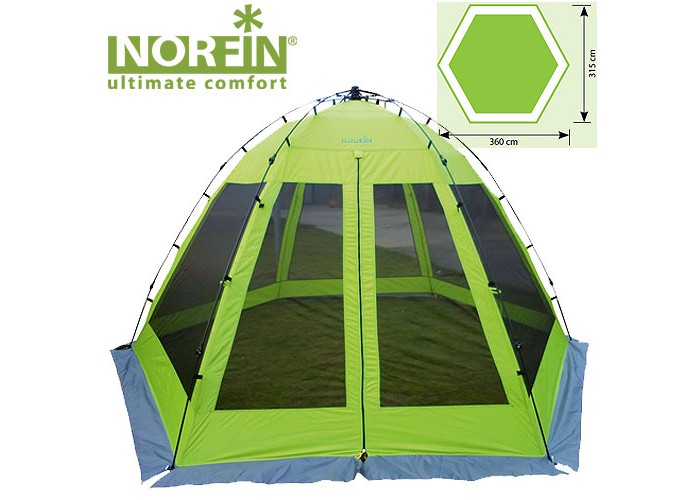 Тент-шатер автоматический Norfin LUND NF летний