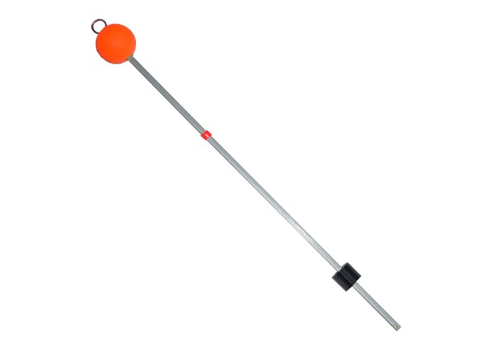 Сторожок металлический нержавеющий 10см с шаром 12мм/тест 10.0-15.0г