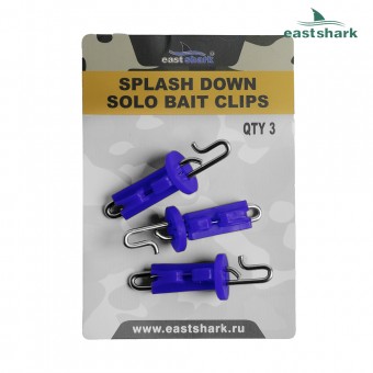 Клипса для дальнего заброса (Splash down solo bait clips) цвет синий